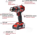 Einhell TE CD 18/50 Lİ-İ BL Darbeli Vidalama 2X2,0 Ah - Görsel 3