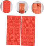 Ekstra Metalize Kırmızı Disko Kapı Perdesi - Görsel 3