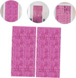 Ekstra Metalize Rose Gold Disko Kapı Perdesi - Görsel 3