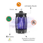 Elektrikli Sinek Öldürücü Cız Lamba - Görsel 2