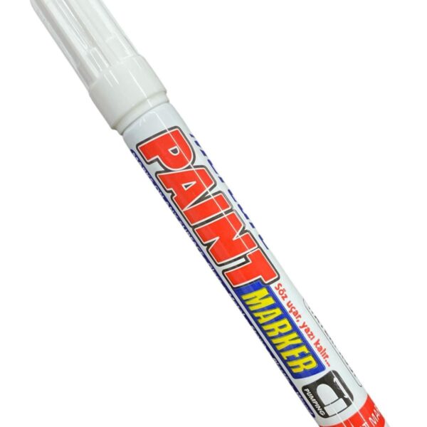 Ennalbur Mercure Paint Marker Beyaz Bilyalı Kalem