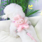 Evcil Hayvan Peluş Ayıcıklı Göğüs Gezdirme Tasması Set - Görsel 5