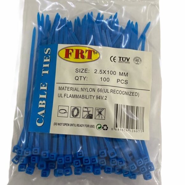FRT Mavi 2,5x100 Kablo Bağı