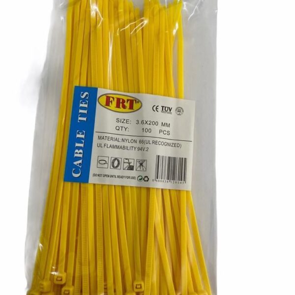 FRT Sarı 3,6X200 Kablo Bağı