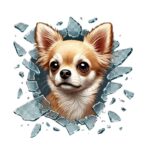 Fulcar Chiuahua Araç Stickerı - Görsel 4