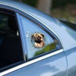 Fulcar French Bulldog Araç Stickerı - Görsel 4