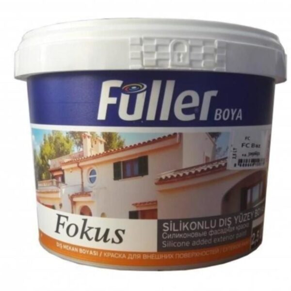 Füller Focus Silikonlu Dış Cephe Boyası 3,5 Kg Beyaz