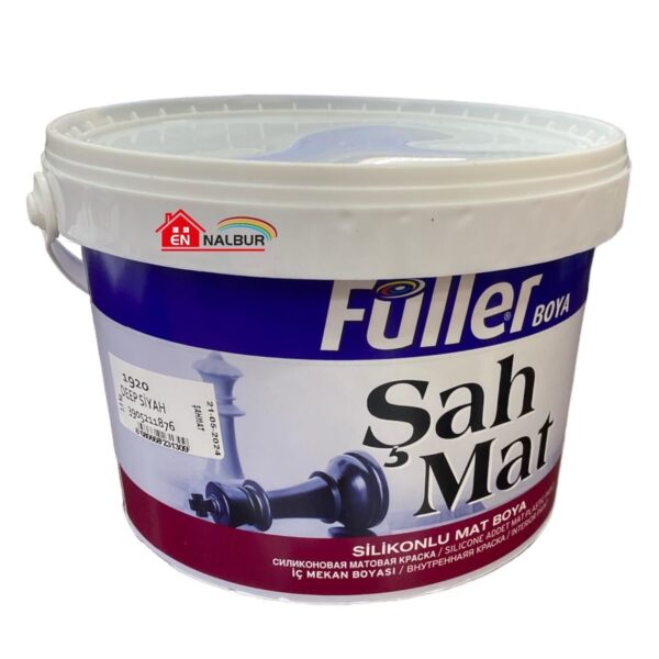 Füller Şahmat Silikonlu Mat İç Cephe 3,5 Kg Deep Siyah