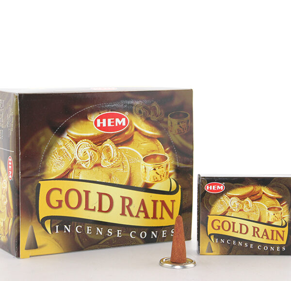 Gold Rain Aromalı Konik Tütsü
