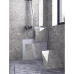 Gri Mermer Desen Duvar Sticker (30x30) - Görsel 4