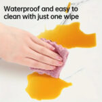 Gri Mermer Desen Duvar Sticker (30x30) - Görsel 5