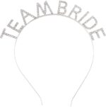 Gümüş Kaplama Kristal Taşlı Team Bride Taç