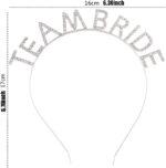 Gümüş Kaplama Kristal Taşlı Team Bride Taç - Görsel 3