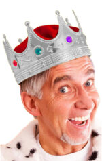 Gümüş Kral Tacı Yetişkin-Çocuk Uyumlu