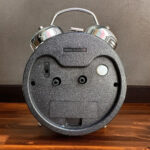 Gümüş Metal Alarmlı Masa Saati - Görsel 2