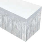 Gümüş Metalize Masa Eteği - Görsel 3