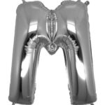 Gümüş Rengi Folyo Balon 1 Metre - Görsel 5