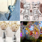 Gümüş Renk Aynalı Dekor Bandı Kendinden Yapışkanlı 1 Metre x 4 cm - Görsel 4