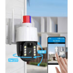 Güneş Enerjili Alarmlı Çakarlı Dış Mekan Güvenlik Kamerası - Görsel 2