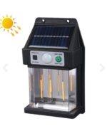 Güneş Enerjili Hareket Sensörlü Duvar Lambası - Görsel 2