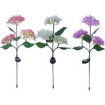 Güneş Enerjili Kazıklı Çiçek LED Lamba - Görsel 2