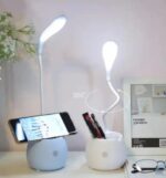 Halka LED USB Şarjlı Masa Lambası - Görsel 5