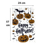 Halloween Temalı Balkabaklı Duvar Sticker Seti - Görsel 3