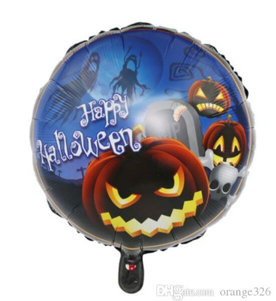 Happy Halloween Balkabağı Folyo Balon 18 inç