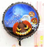 Happy Halloween Balkabağı Folyo Balon 18 inç - Görsel 2