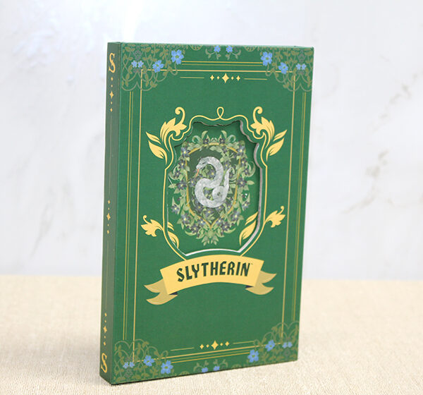 Harry Potter Slytherin Deri Defter
