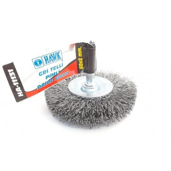 Hawk HA11131 Pimli Gri Tel Daire Fırça 60x8 mm