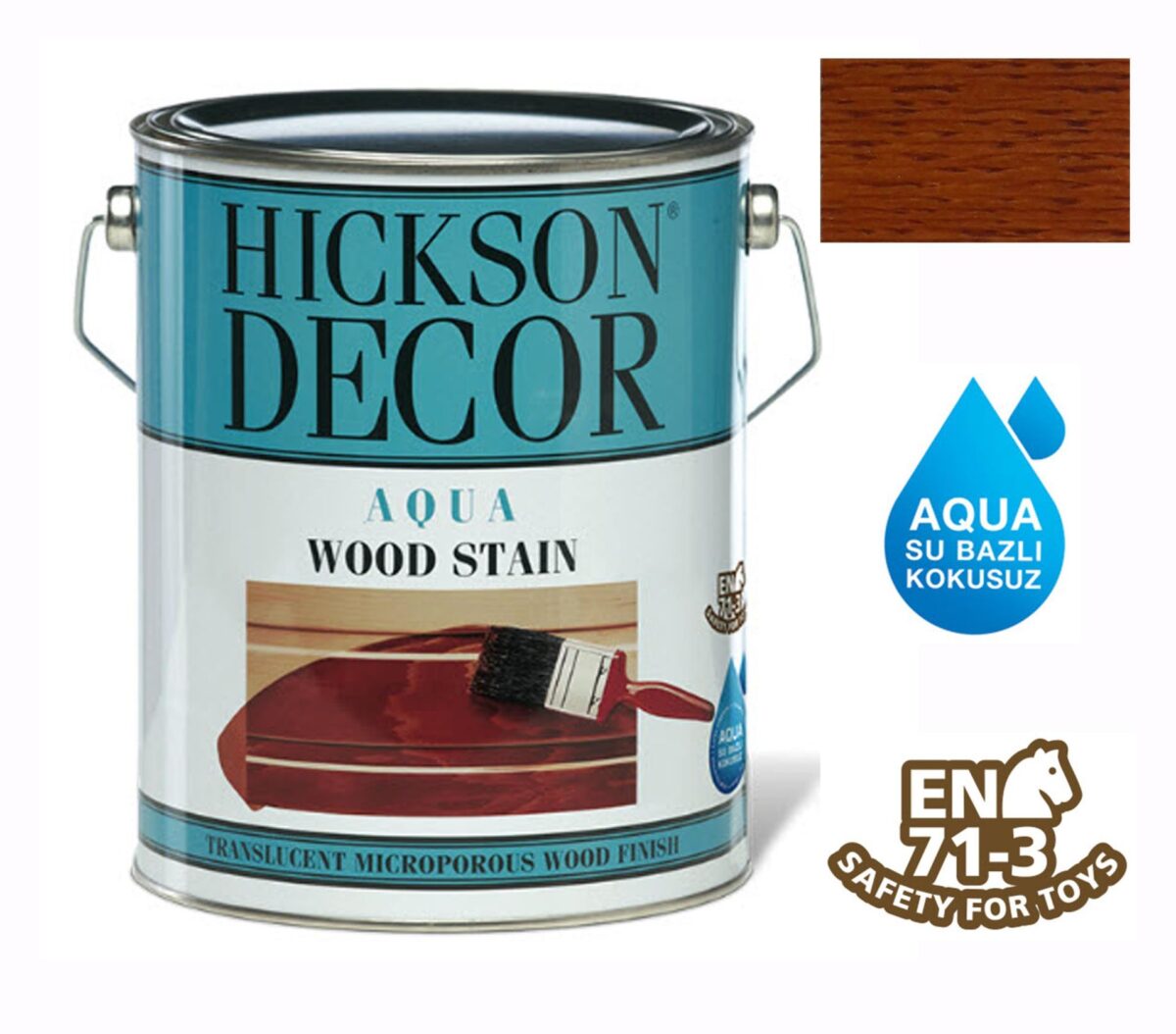 Hickson Decor Aqua Su Bazlı 2,5 LT Teak - Görsel 1