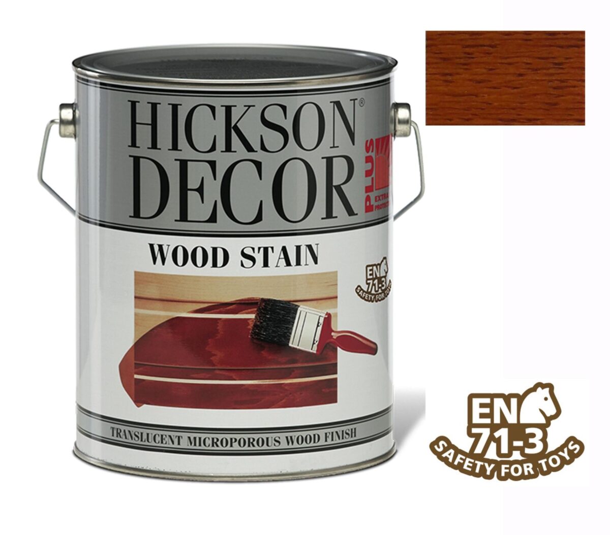 Hickson Decor Wood Stain 2,5 LT Teak - Görsel 1