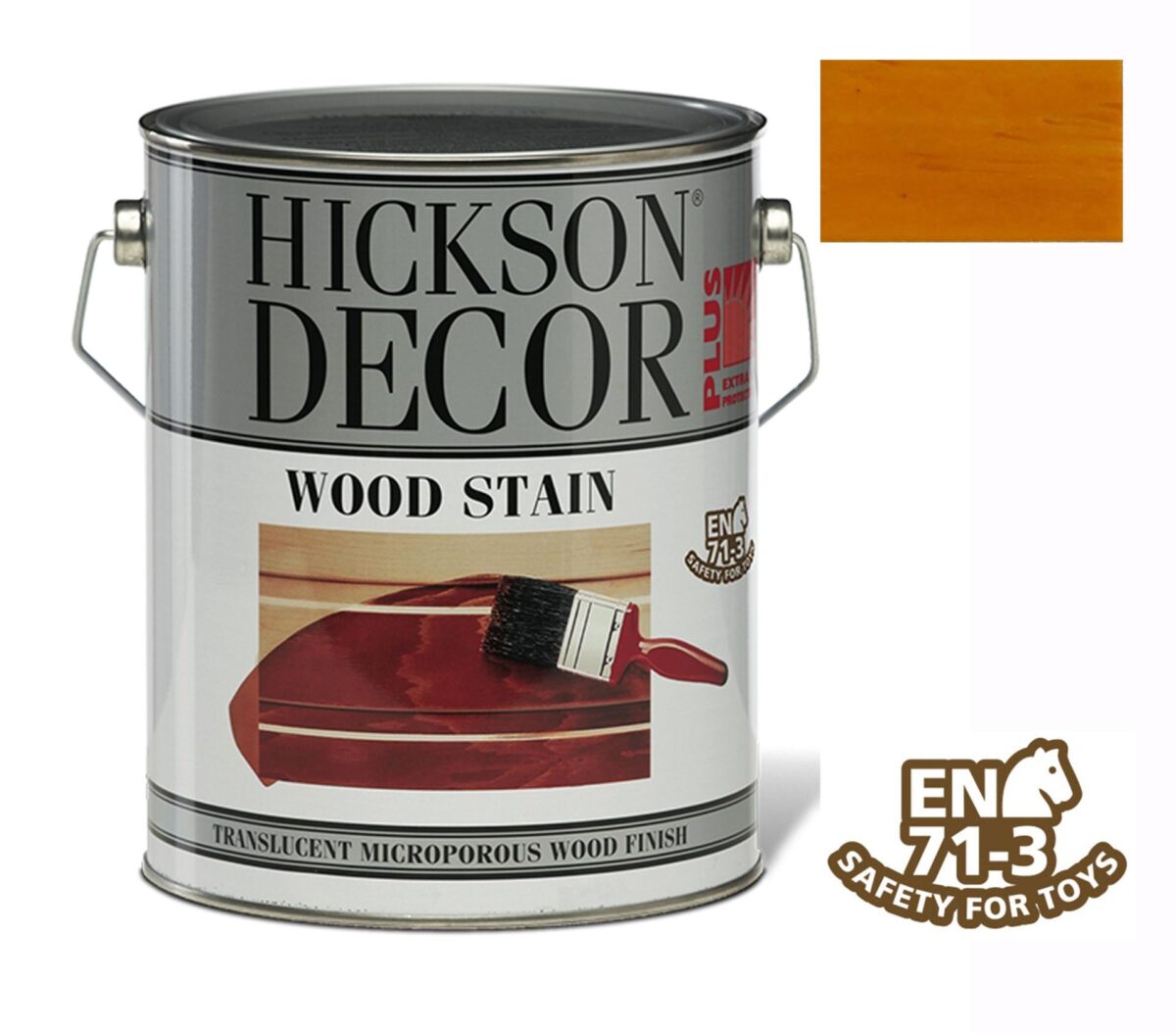 Hickson Decor Wood Stain 2,5 LT Natural - Görsel 1