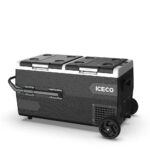 ICECO K75D 12/24Volt 75Lt Akülü/Kablolu/ Çift Bölmeli Kompresörlü Outdoor Oto Buzdolabı/Dondurucu (Akü Dahil Değildir) - Görsel 2