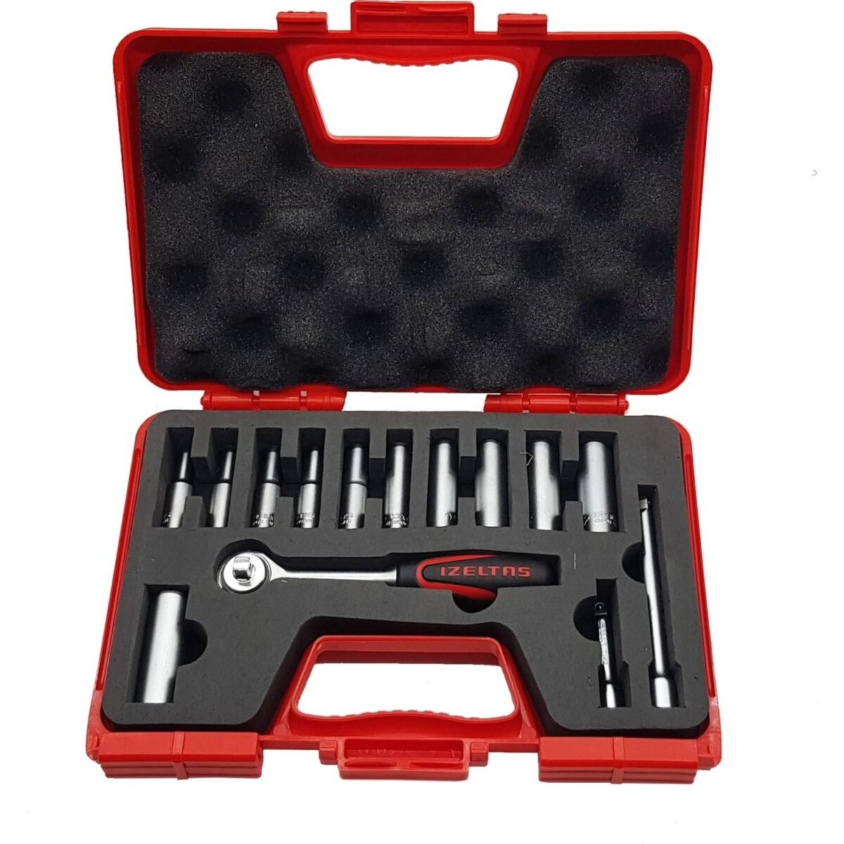 İzeltaş 14 Parça Derin Lokma Takımı 1/4&apos;&apos; İnç - Görsel 2