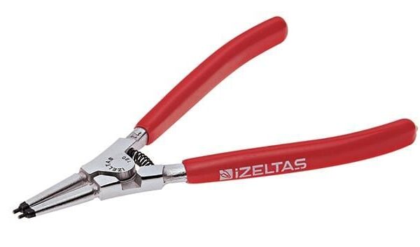 İzeltaş 3301 Dış Segman Pensi 180 mm Yaylı Düz