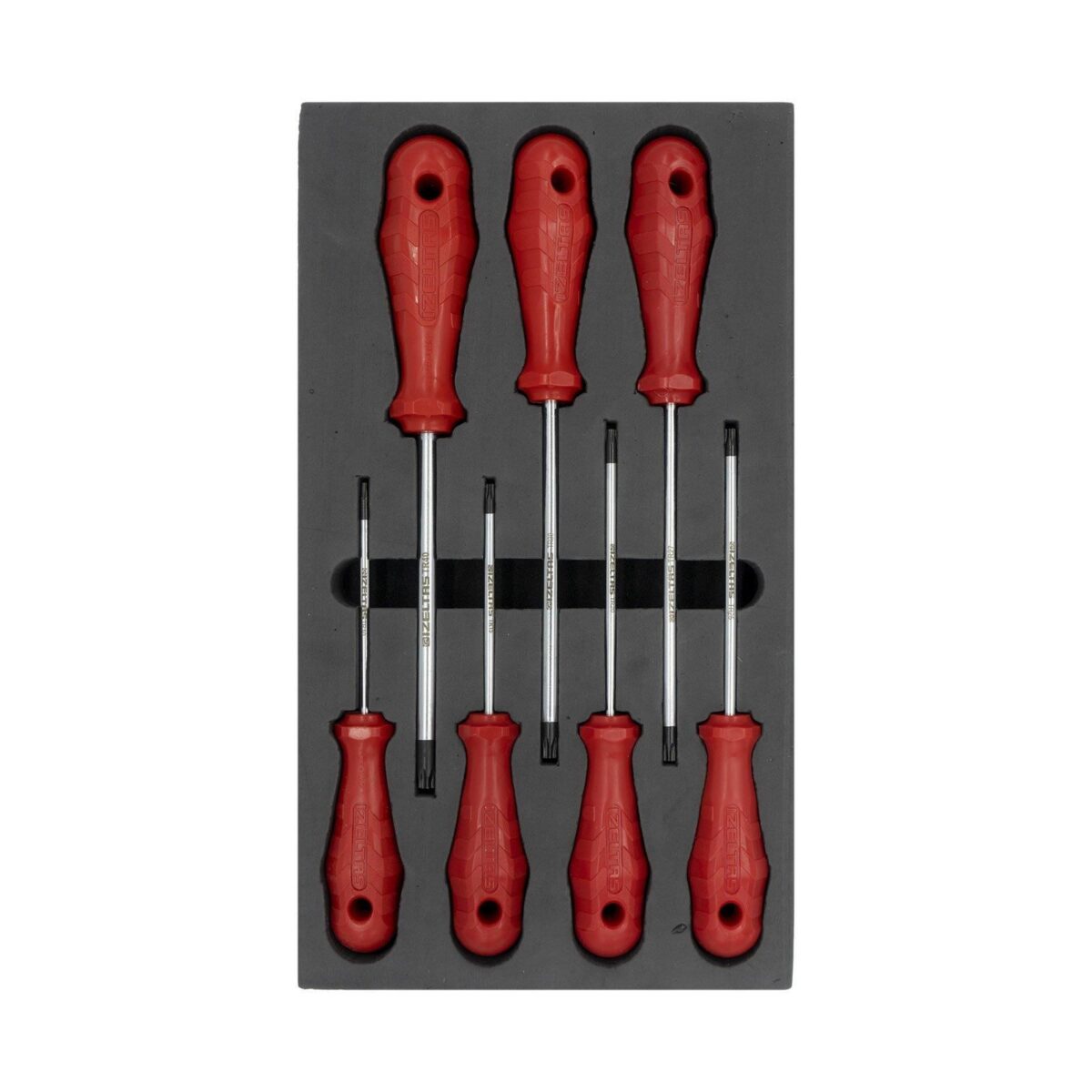 İzeltaş Torx Uçlu Tornavida Seti 7 Parça - Görsel 1