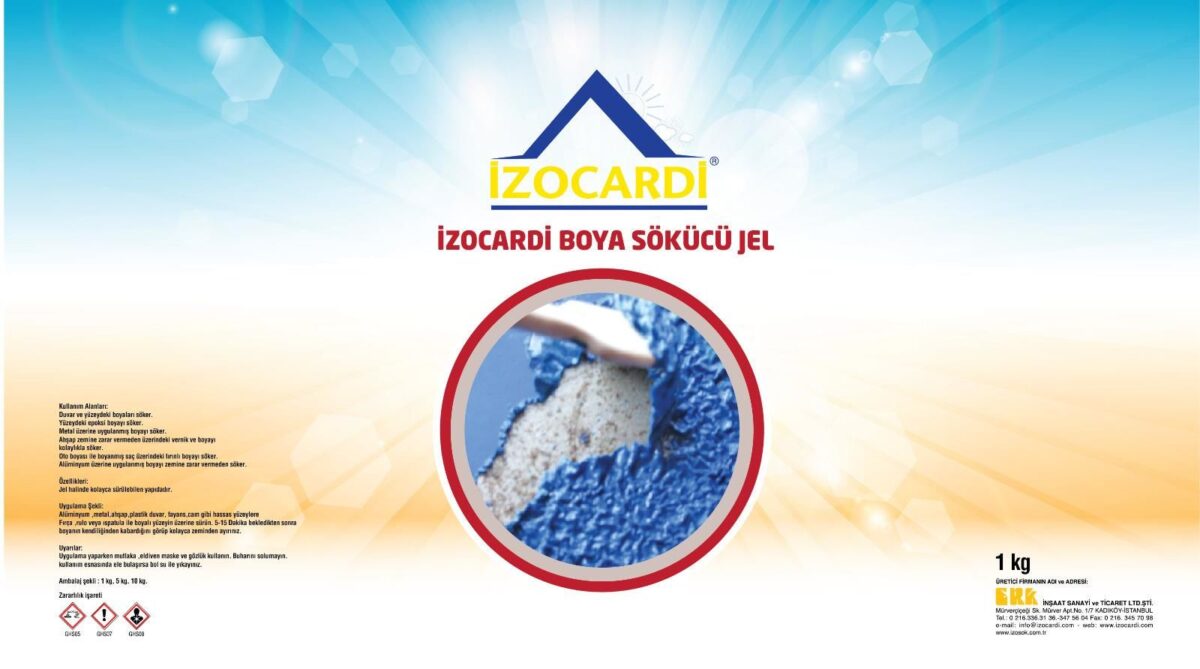 İzocardi Boya Sökücü Jel 1 Kg - Görsel 2