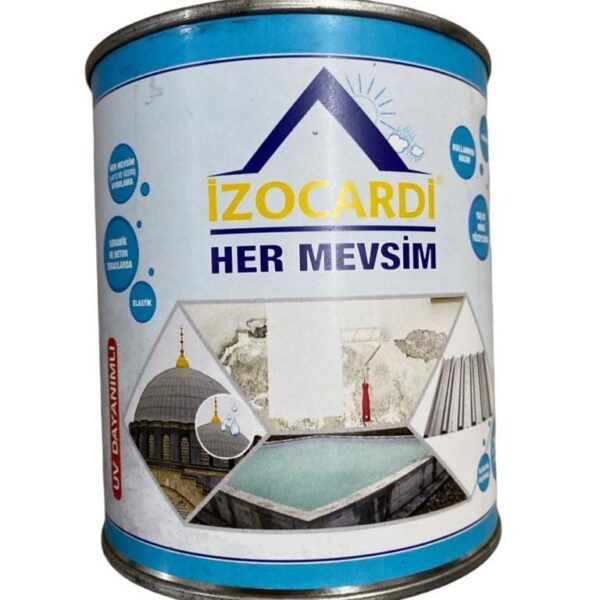 İzocardi Her Mevsim Şeffaf Su Yalıtım Sıvısı 1 Kg