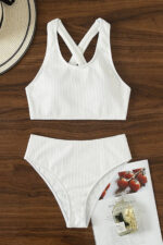 Kadın Beyaz Çapraz Sırt Detaylı Iç Çamaşır Takımı – Modern, Konforlu ve Günlük Kombinlere Uygun - Görsel 3