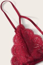 Kadın Bordo Dantel Sütyen Külot Takımı – Modern, Konforlu ve Günlük Kombinlere Uygun - Görsel 2