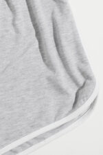 Kadın Gri Askılı Crop Top ve Şortlu Gecelik Takım - Görsel 5