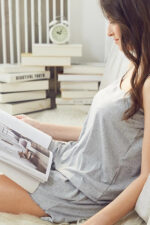 Kadın Gri Şortlu Penye Gecelik Takımı – Modern, Konforlu ve Günlük Kombinlere Uygun - Görsel 5