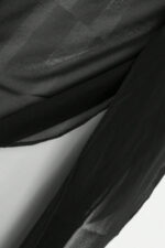 Kadın Siyah Beyaz Transparan Belden Bağlamalı Pareo 2&apos;li – Modern ve Şık Tasarım - Görsel 3