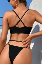 Kadın Siyah File Detaylı Iç Çamaşır Takımı – Modern, Konforlu ve Günlük Kombinlere Uygun - Görsel 2