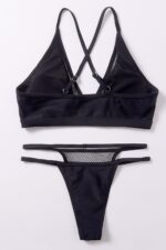 Kadın Siyah File Detaylı Iç Çamaşır Takımı – Modern, Konforlu ve Günlük Kombinlere Uygun - Görsel 5