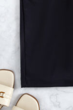 Kadın Siyah Önden Bağcıklı Deniz Şortu – Modern ve Şık Tasarım - Görsel 5