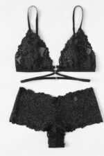 Kadın Siyah Özel Şık Sütyen Külot Takımı – Modern, Konforlu ve Günlük Kombinlere Uygun - Görsel 2