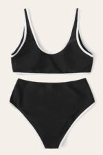 Kadın Siyah Pedli Yüksel Bel Sütyen Külot Takımı – Modern, Konforlu ve Günlük Kombinlere Uygun - Görsel 2